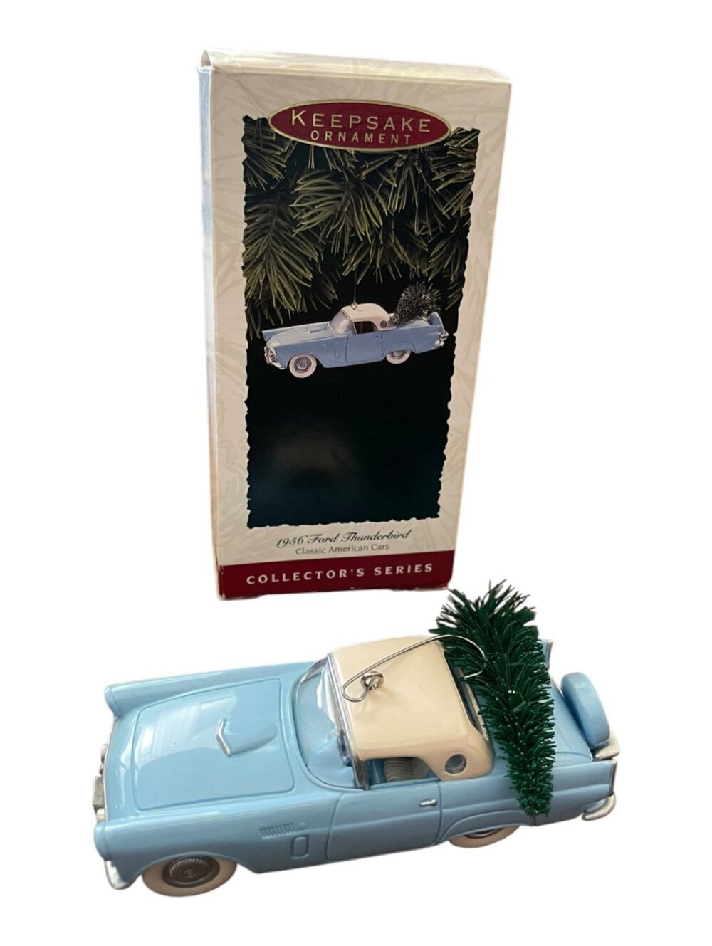 Hallmark 1993 Keepsake Ornament 1956 Ford Thunderbird Classic American Cars
